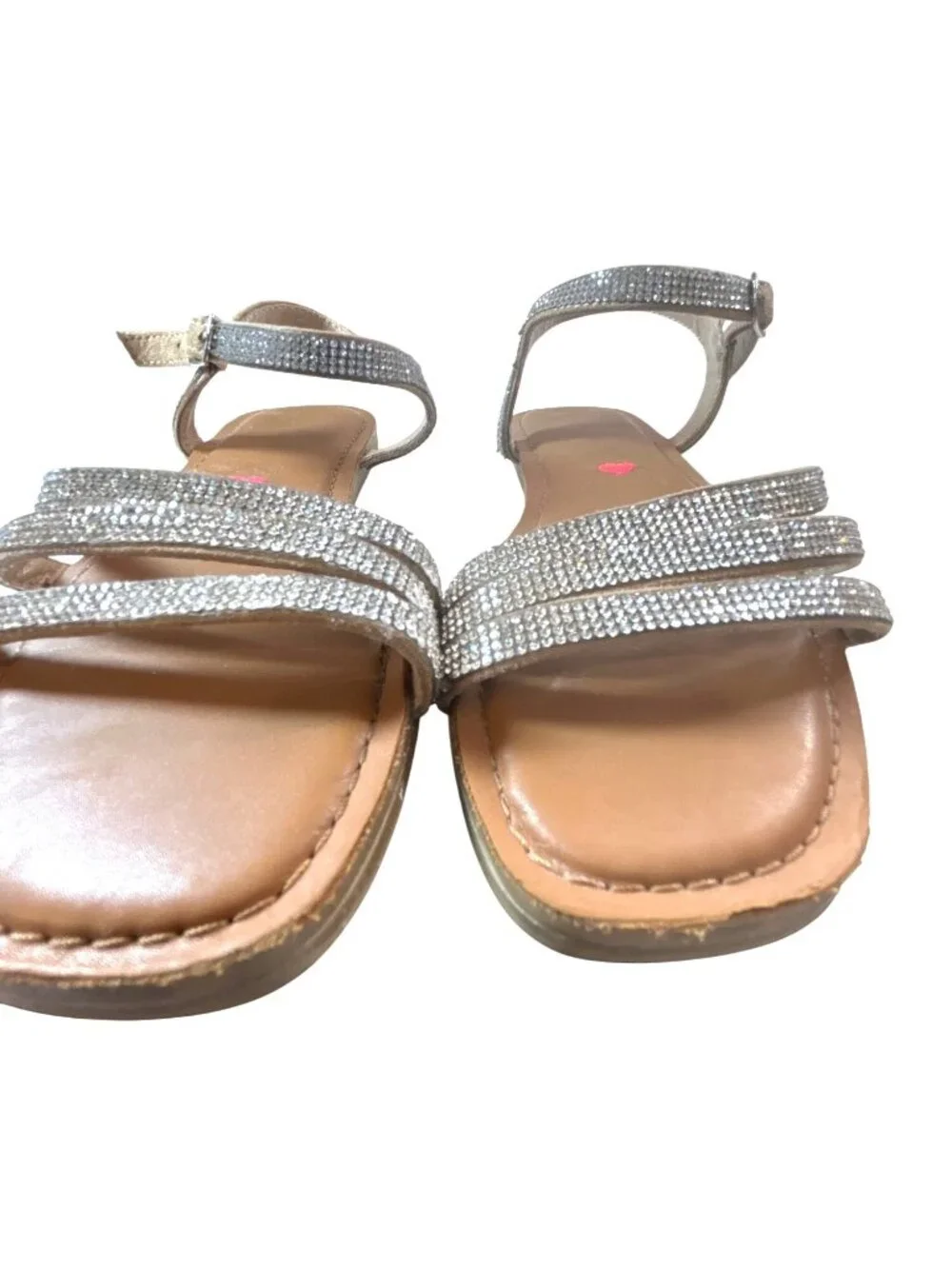 Steve Madden Girls Sandals Rhinestone Size 3